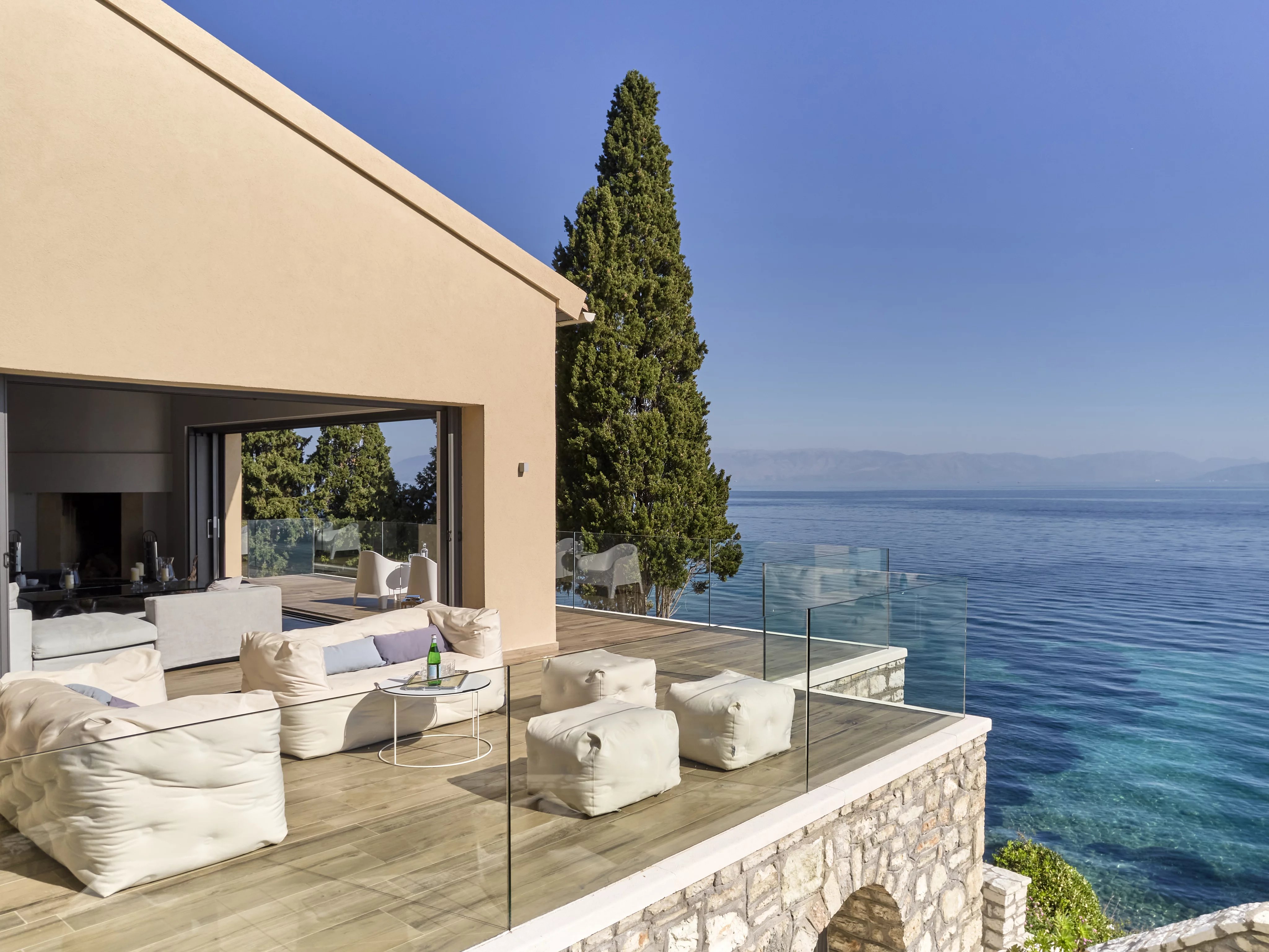 Luxury seafront estate in idyllic Corfu island