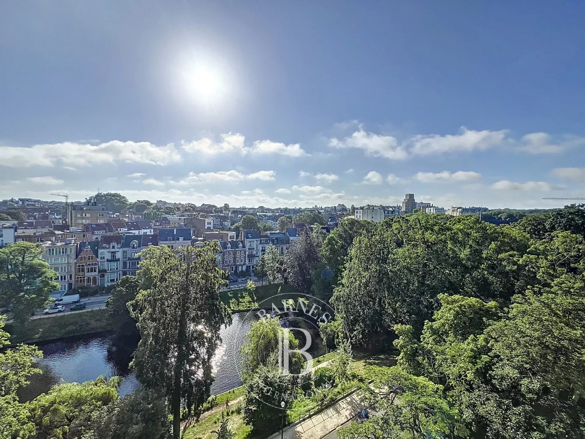 Lumineux appartement avec vue sur les étangs dIxelles