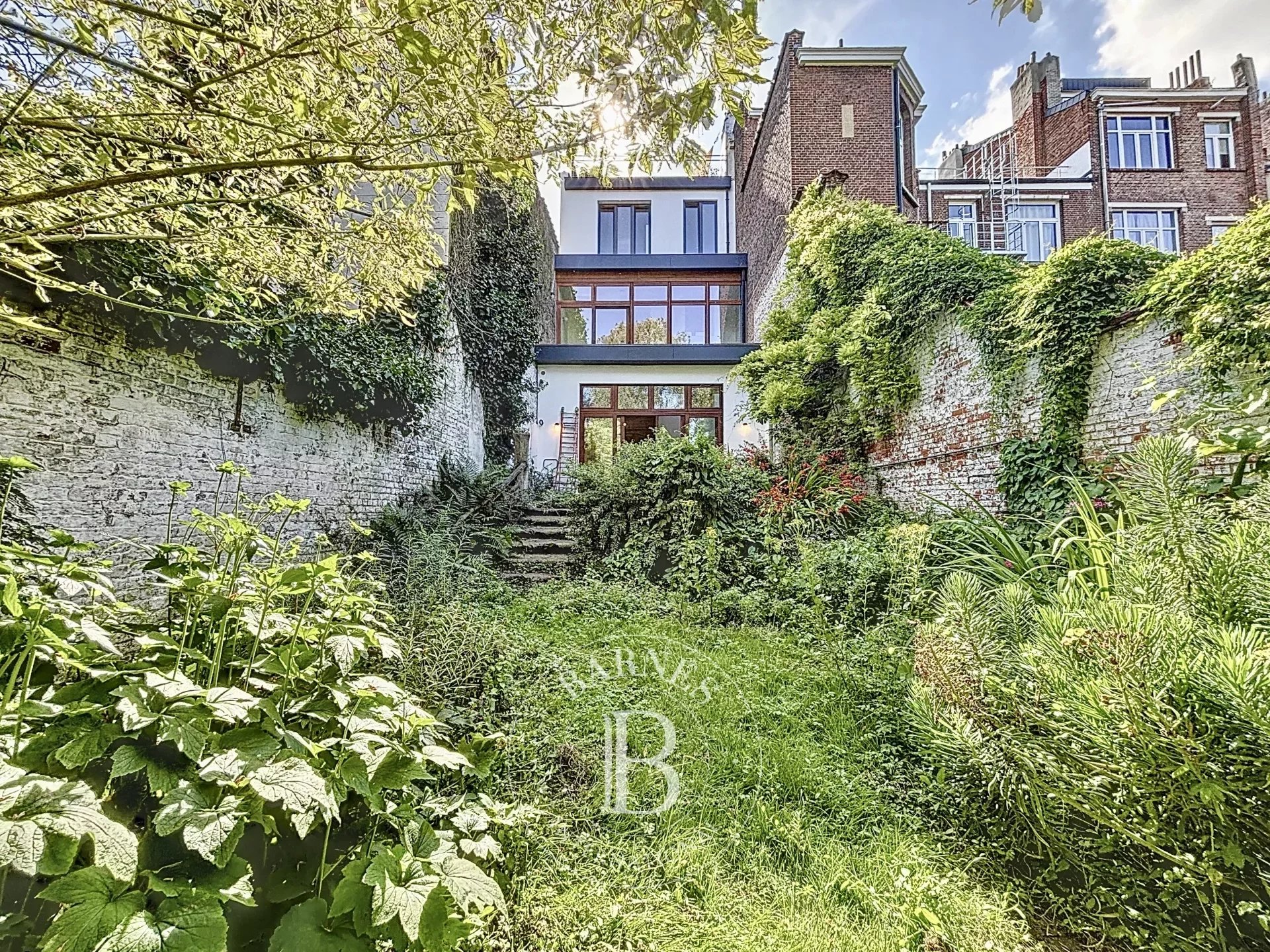 Molière : Duplex begane grond 3 slk 3 badk Terrass Tuin