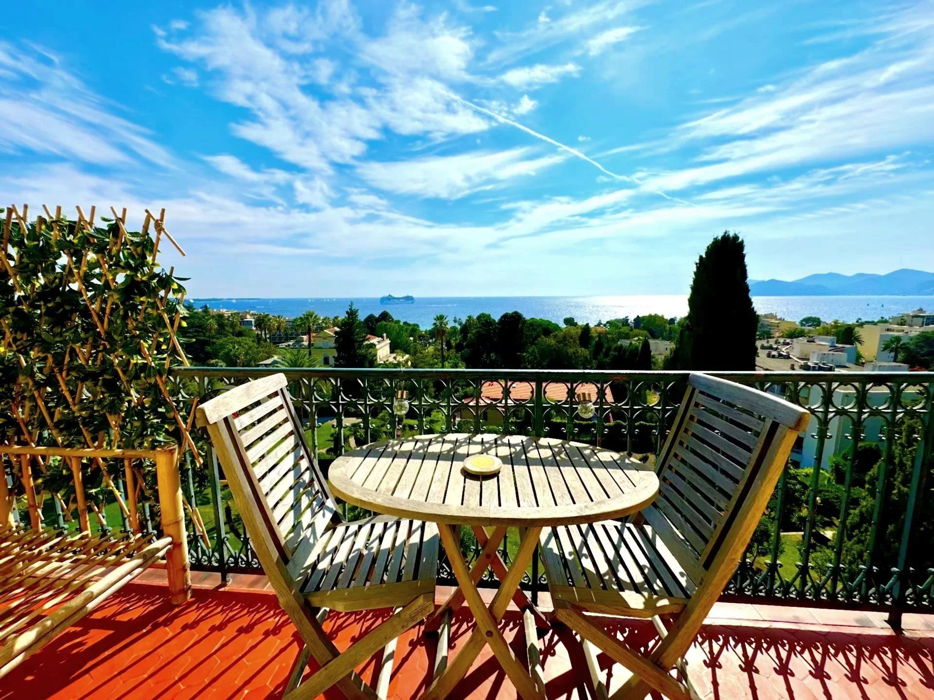 Cannes Vente appartement 4P vue mer panoramique