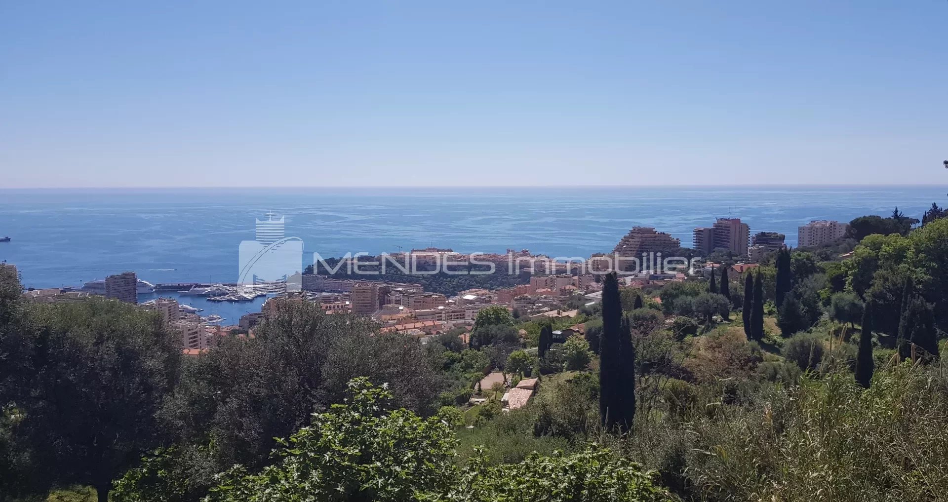 EXCEPTIONAL AND RARE PROJECT OF 474SQM OF FLOOR AREA LOT OF LAND IN BEAUSOLEIL WITH PANORAMIC SEA VIEW