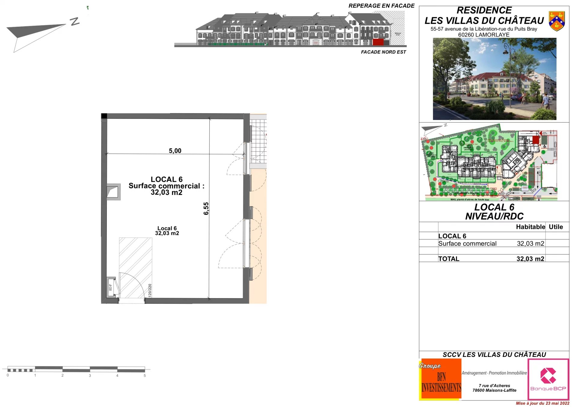 Lamorlaye - Centre ville - 1000 € Hors taxes