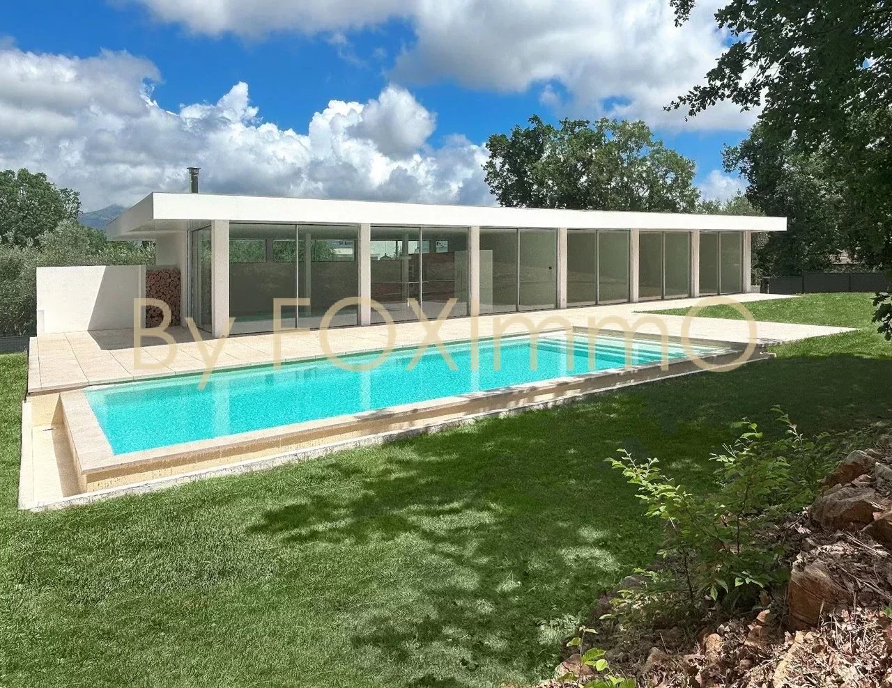 Contemporary Villa with Swimming Pool Near Valbonne Village and International Schools