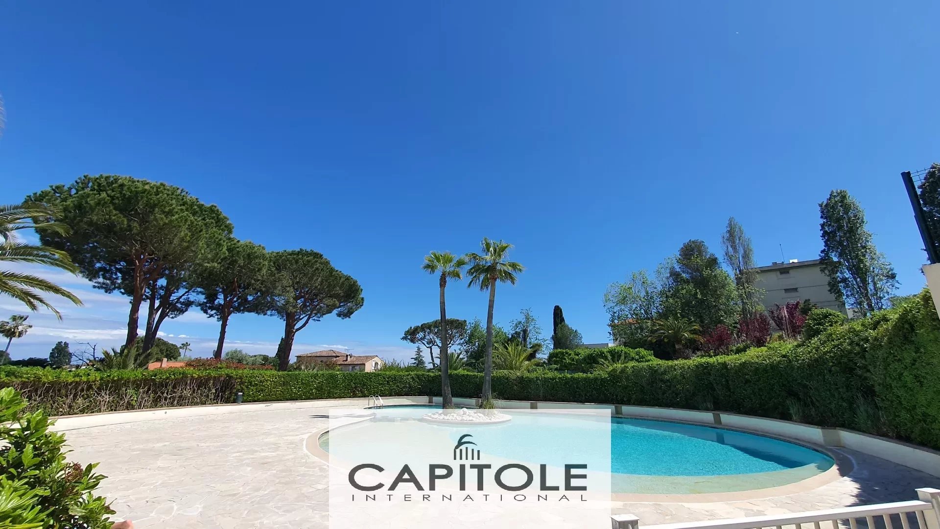 For sale, Antibes, panoramic sea view top floor 4 roomed apartment duplex pool tennis