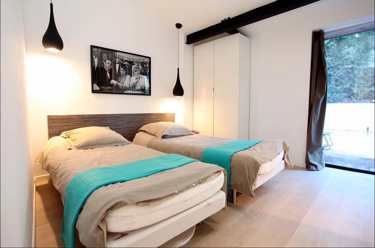 Bedroom, natural light, wood floors